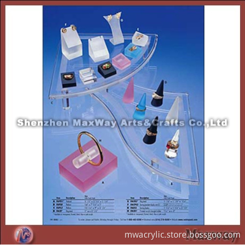 Clear Acrylc/Lucite Ring/Jewelry Holders/Displays Stand